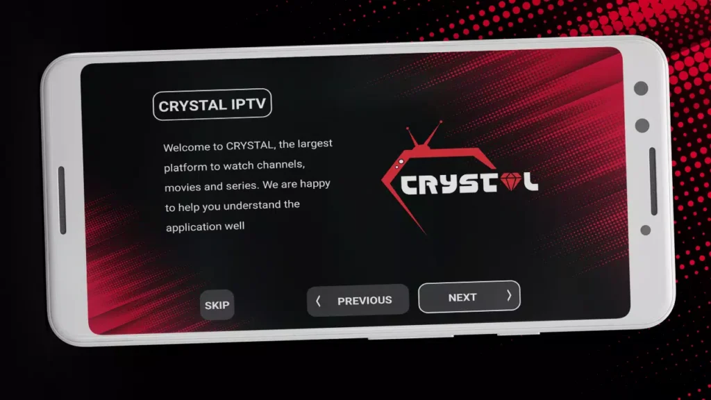 Crystal IPTV – Premium Streaming at Your Fingertips!